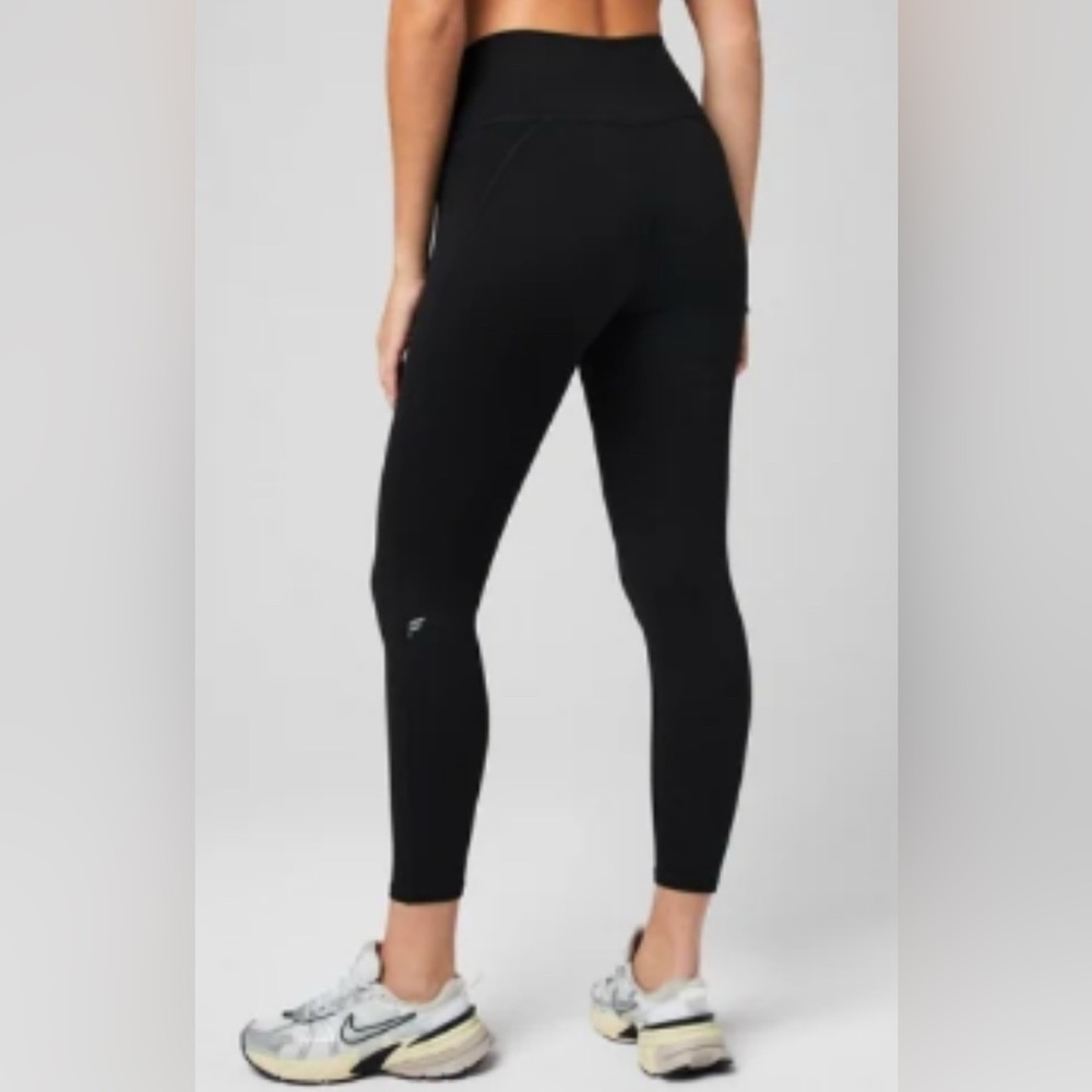 Fabletics Black 7/8 Length High-Waisted Leggings